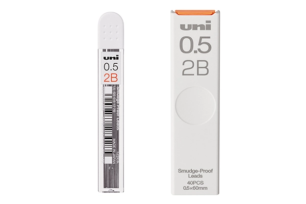 Ruột Chì Kim Uni Smudge-Proof Leads 0.5mm 2B